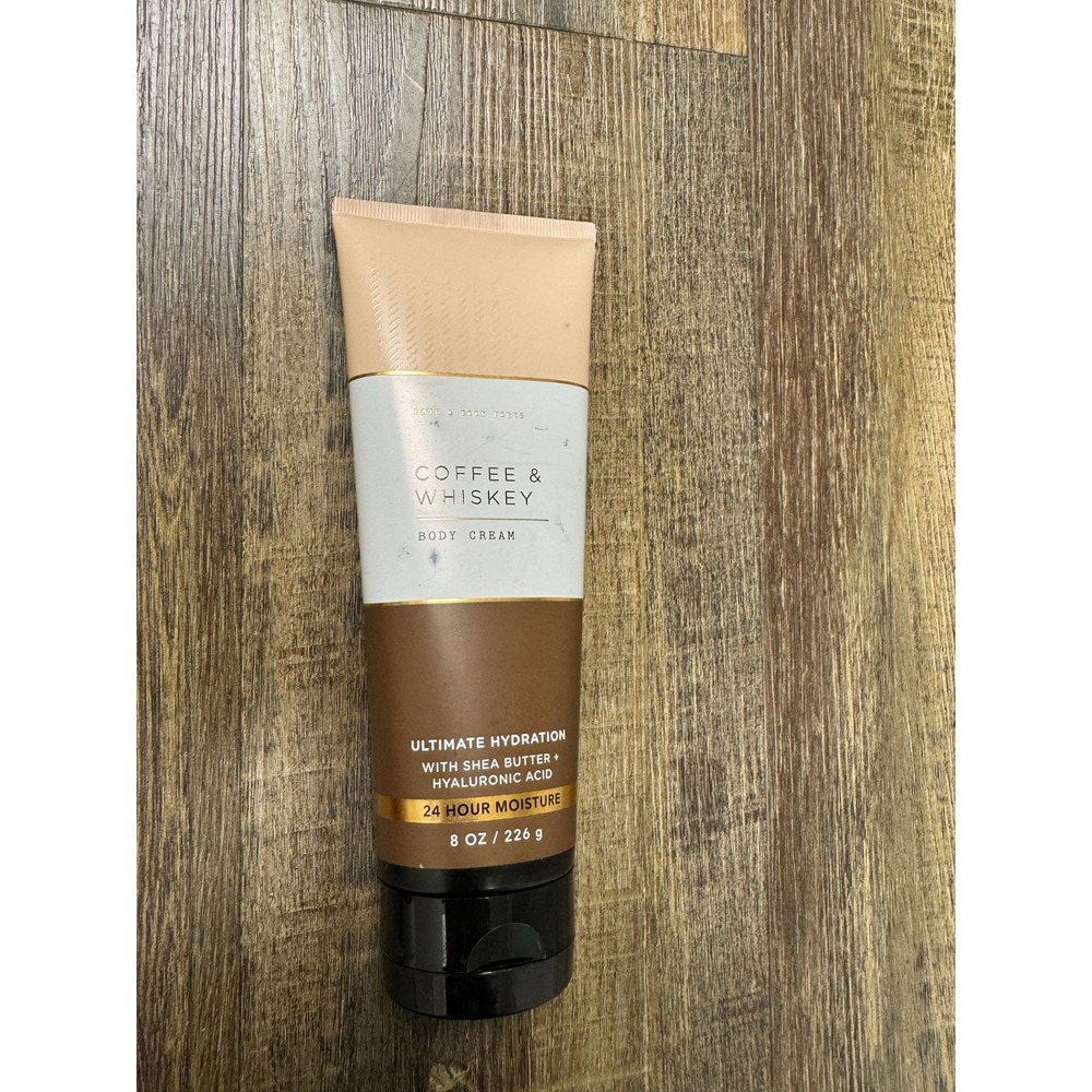 Bath & Body Works Coffee‎ & Whiskey Ultimate Hydration Body Cream 8oz 226g